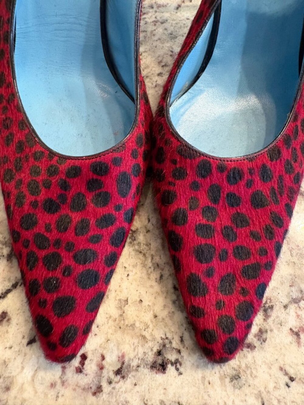 Dolce & Gabbana Ponyhair Animal Print Slingback Pumps 39 - Picture 2 of 9